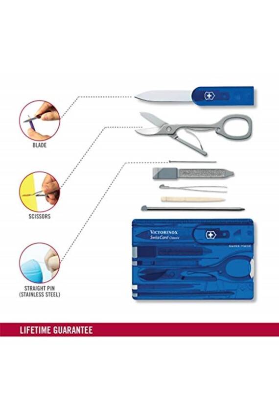 Victorinox 0.7122.T2 SwissCard Classic Sapphire - 3