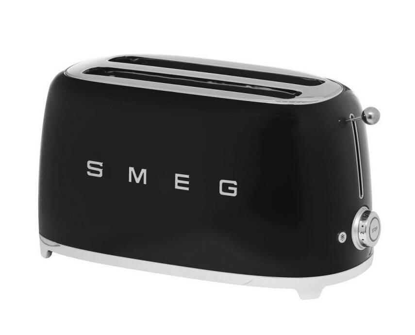 Smeg TSF02BLEU Retro Siyah 2x4 Slot Ekmek Kızartma Makinesi - 2