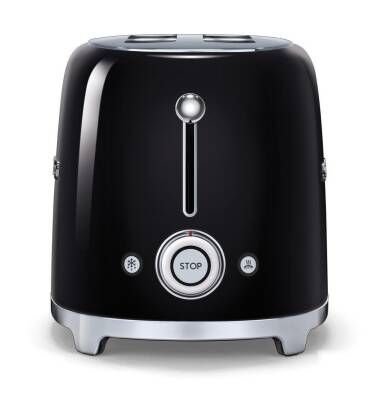 Smeg TSF02BLEU Retro Siyah 2x4 Slot Ekmek Kızartma Makinesi - 4