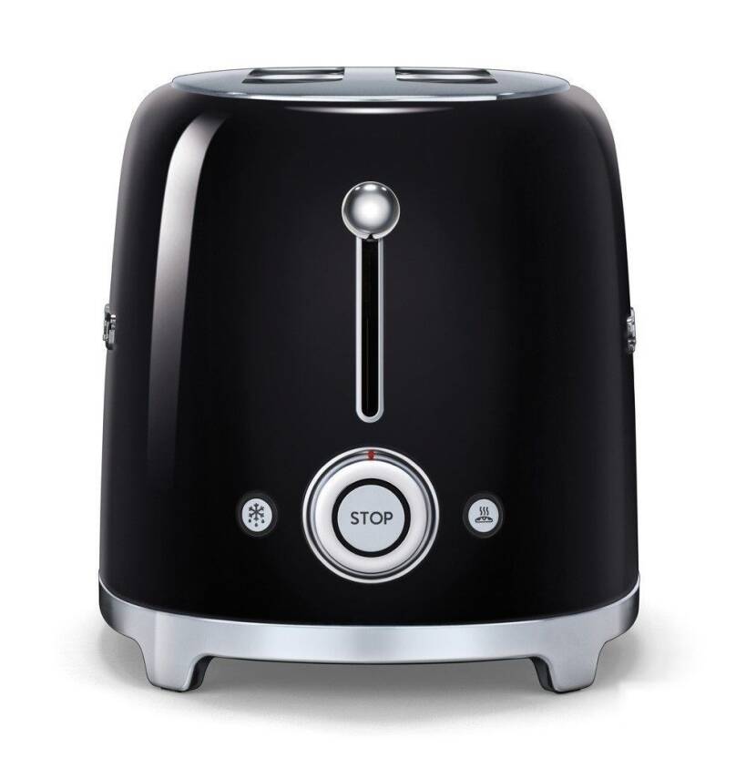 Smeg TSF02BLEU Retro Siyah 2x4 Slot Ekmek Kızartma Makinesi - 4
