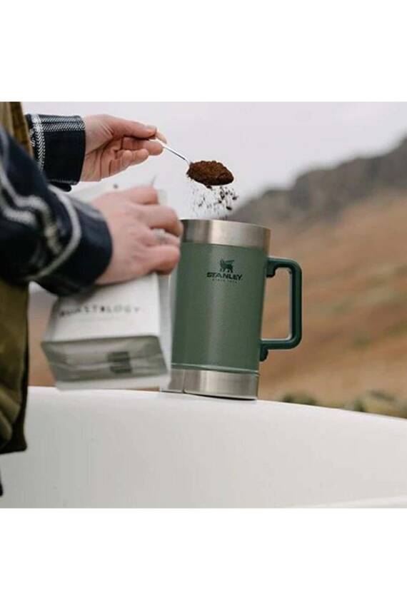 Stanley Klasik French Press Yeşil Termos 1.4 Litre - 5
