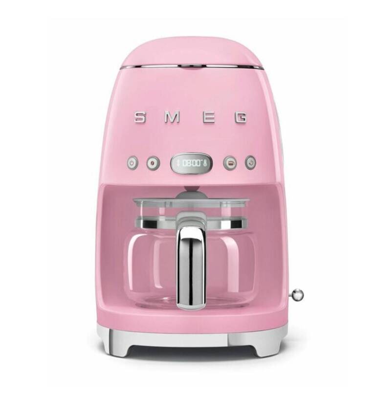 Smeg DCF02PKEU Retro Pembe 1.4 Litre 10 Bardak Filtre Kahve Makinesi - 1
