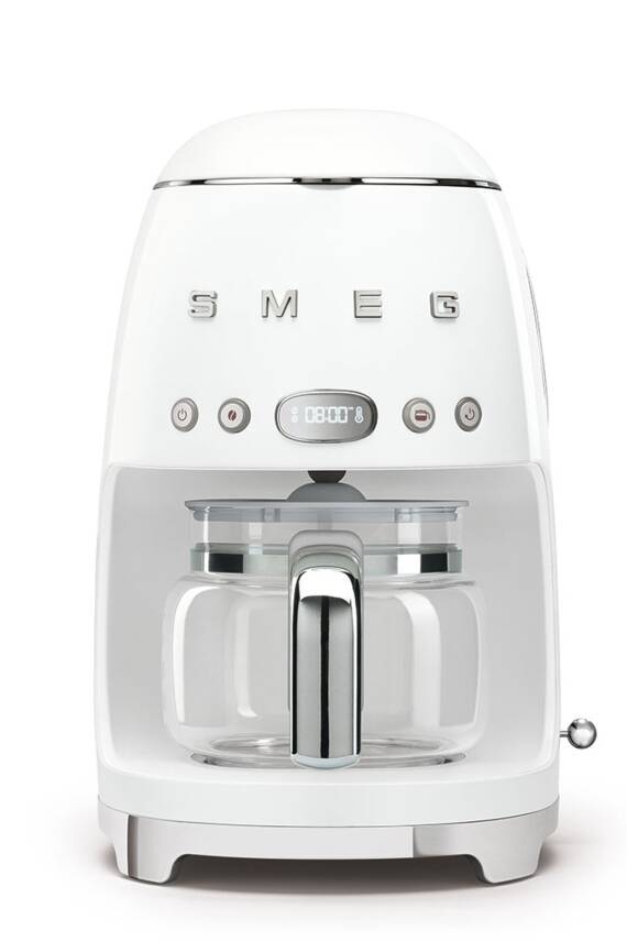 Smeg DCF02WHEU Beyaz 1.4 Litre 10 Bardak Filtre Kahve Makinası - 1