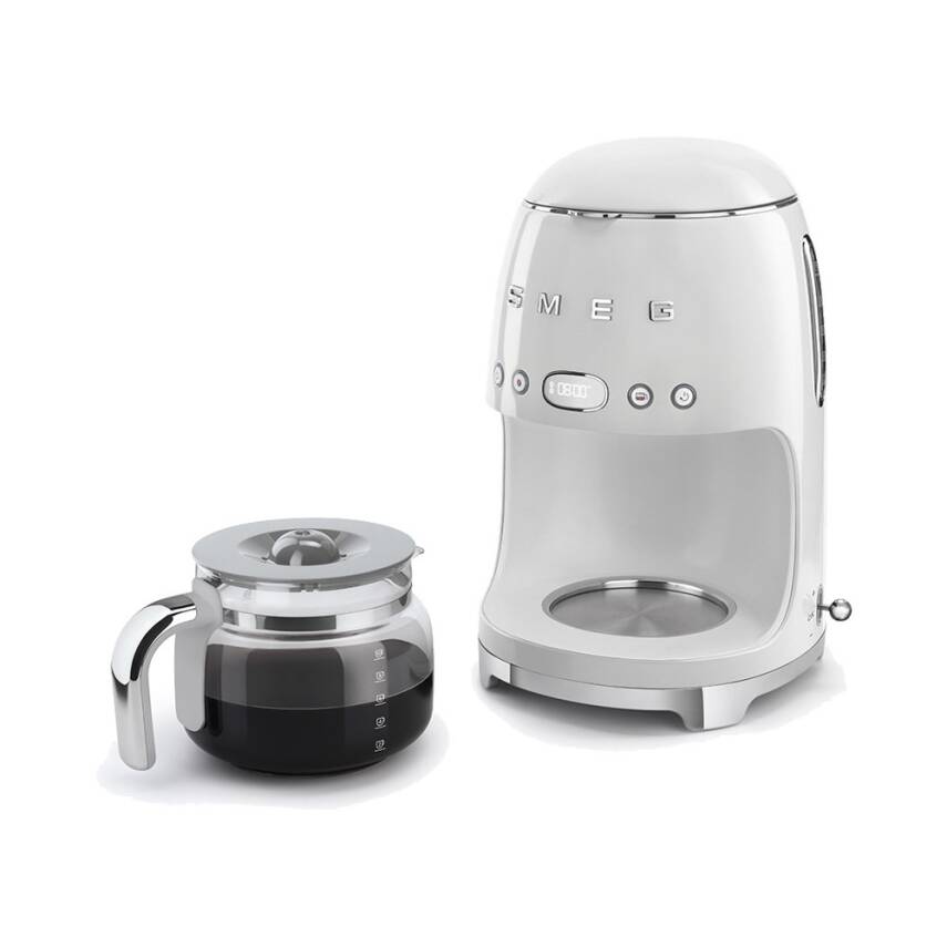 Smeg DCF02WHEU Beyaz 1.4 Litre 10 Bardak Filtre Kahve Makinası - 5