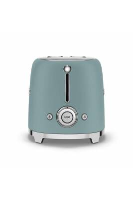 Smeg TSF01EGMEU 50's Style 1X2 Zümrüt Yeşil Ekmek Kızartma Makinesi - 3
