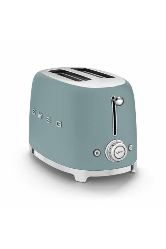 Smeg TSF01EGMEU 50's Style 1X2 Zümrüt Yeşil Ekmek Kızartma Makinesi - 4