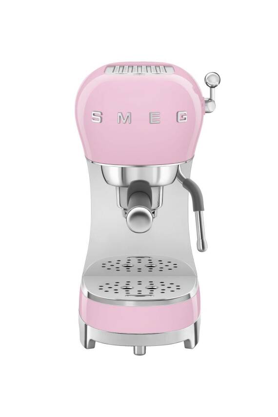 Smeg ECF02PKEU Pembe Espresso Kahve Makinesi - 1