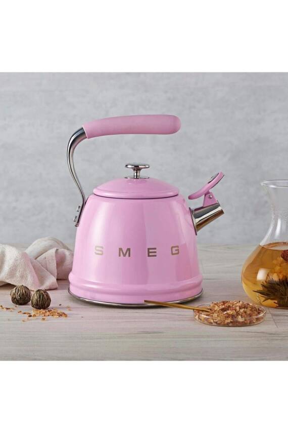 Smeg CKLW2001PK 2.3 lt Pembe Düdüklü Kettle - 1