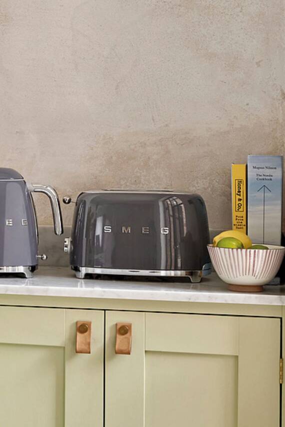 Smeg TSF01GREU Gri 1x2 Dilimli Ekmek Kızartma Makinesi - 1