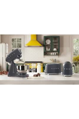 Smeg SMF03GREU Retro 4.8 Litre Gri Stand Mikser - 8