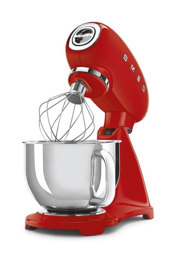 Smeg SMF03RDEU Retro 4.8 Litre Kırmızı Stand Mikser - 2