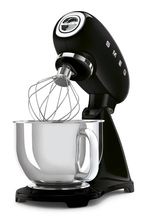 Smeg SMF03BLEU Retro 4.8 Litre Siyah Stand Mikser - 5