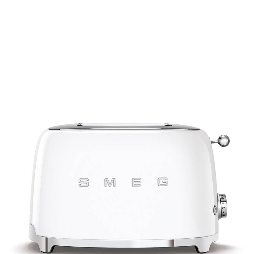 Smeg TSF01WHEU Retro Beyaz 2X2 Slot Ekmek Kızartma Makinesi - 1