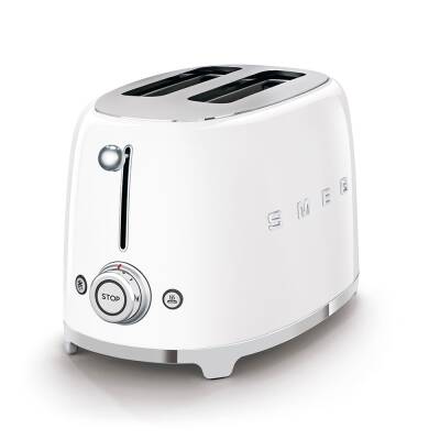 Smeg TSF01WHEU Retro Beyaz 2X2 Slot Ekmek Kızartma Makinesi - 2