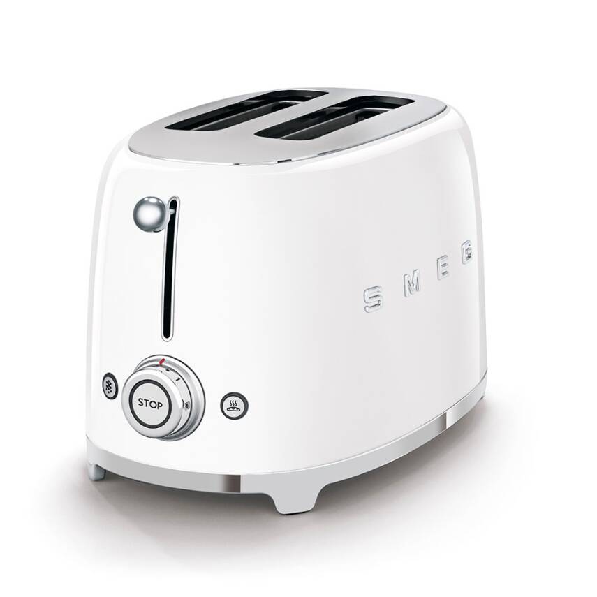 Smeg TSF01WHEU Retro Beyaz 2X2 Slot Ekmek Kızartma Makinesi - 2