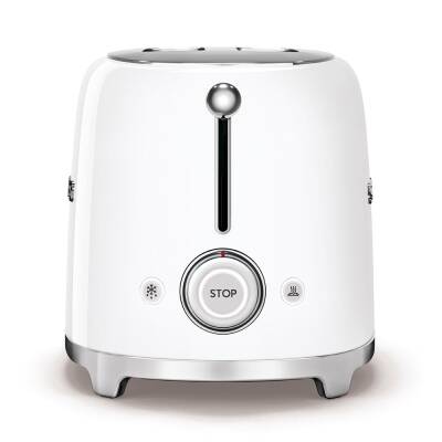 Smeg TSF01WHEU Retro Beyaz 2X2 Slot Ekmek Kızartma Makinesi - 3