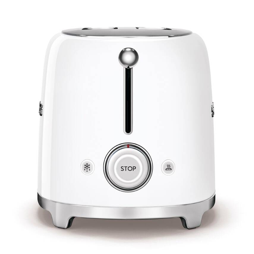 Smeg TSF01WHEU Retro Beyaz 2X2 Slot Ekmek Kızartma Makinesi - 3