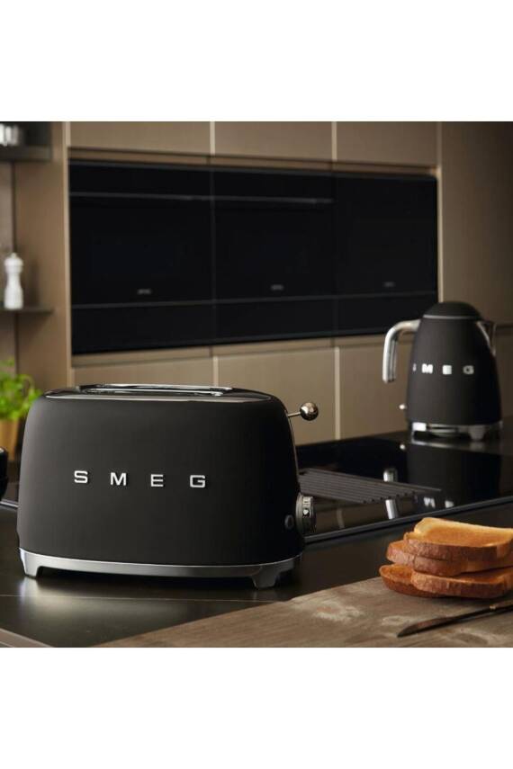 Smeg TSF01BLMEU 2x2 Mat Siyah Ekmek Kızartma Makinesi - 6
