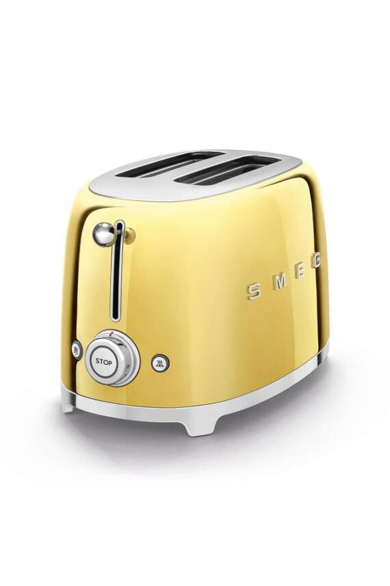 Smeg TSF01GOEU Gold 2X2 Slot Ekmek Kızartma Makinesi - 3
