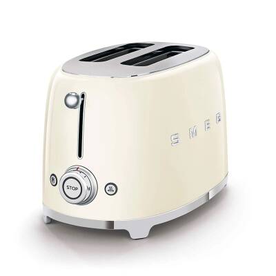 Smeg TSF01CREU Retro Krem 2X1 Slot Ekmek Kızartma Makinesi - 1
