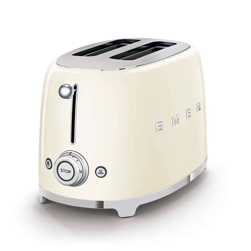 Smeg TSF01CREU Retro Krem 2X1 Slot Ekmek Kızartma Makinesi - 1