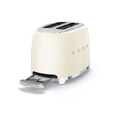 Smeg TSF01CREU Retro Krem 2X1 Slot Ekmek Kızartma Makinesi - 3