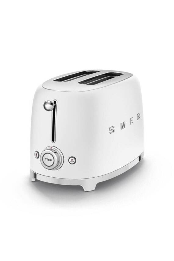 Smeg TSF01WHMEU 2x2 Mat Beyaz Ekmek Kızartma Makinesi - 3
