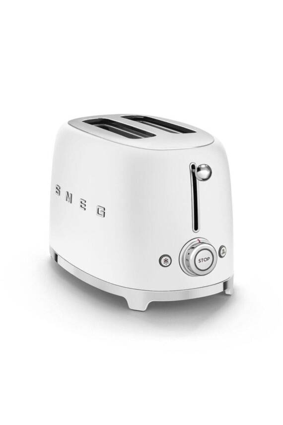Smeg TSF01WHMEU 2x2 Mat Beyaz Ekmek Kızartma Makinesi - 4