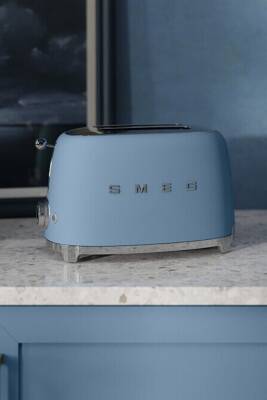 Smeg TSF01SBMEU 2 X 1 Dilim Ekmek Kızartma Mat Storm Blue - Fırtına Mavi - 8
