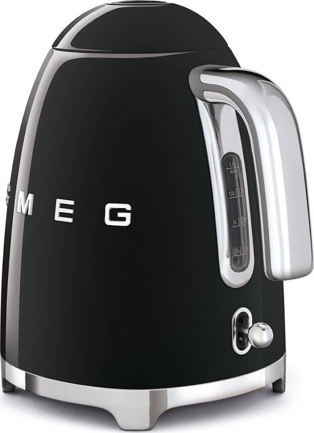 Smeg KLF03BLEU Retro Siyah 2400 Watt 1.7 Litre Çelik Kettle - 3