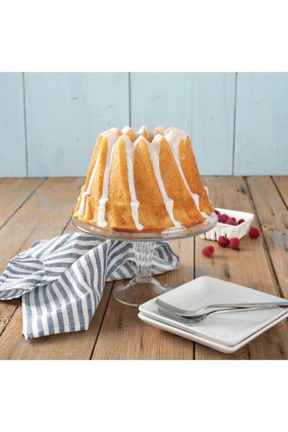 Nordicware 59937 Kugelhopf Bundt Kek Kalıbı Gümüş - 4