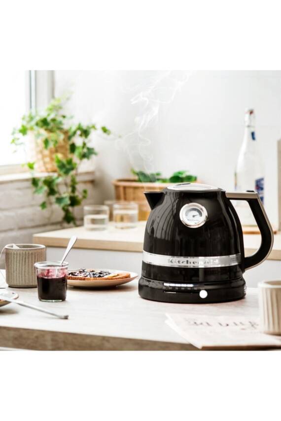 Kitchenaid 5KEK1522EOB Artisan 1.5 Litre Isı Göstergeli Kettle Siyah - 7