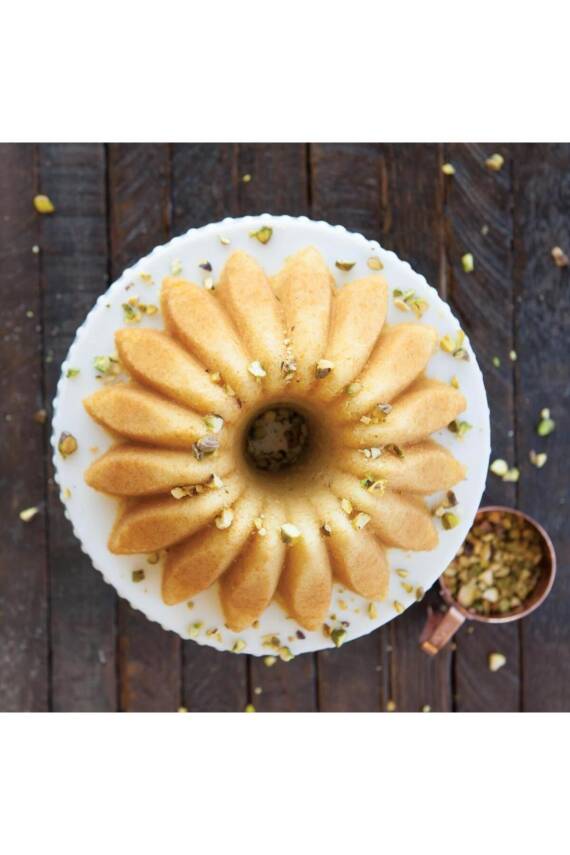 Nordicware 84177 Lotus Bundt Kek Kalıbı Gold - 4