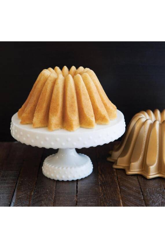 Nordicware 84177 Lotus Bundt Kek Kalıbı Gold - 6