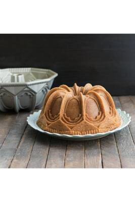 Nordicware 88637 Kubbeli Katedral Bundt Kek Kalıbı Gümüş - 6