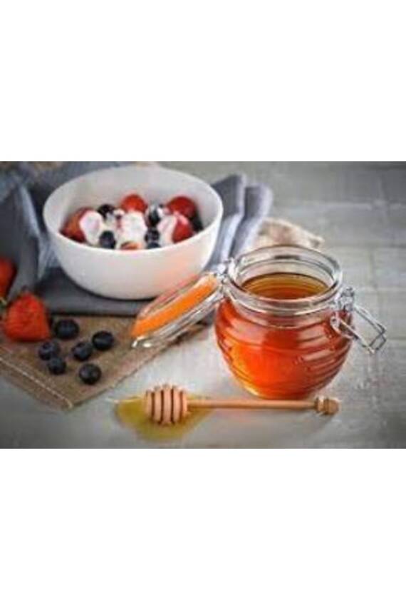 Kilner Ahşap Kepçeli Bal Kavanozu 400 ml - 1