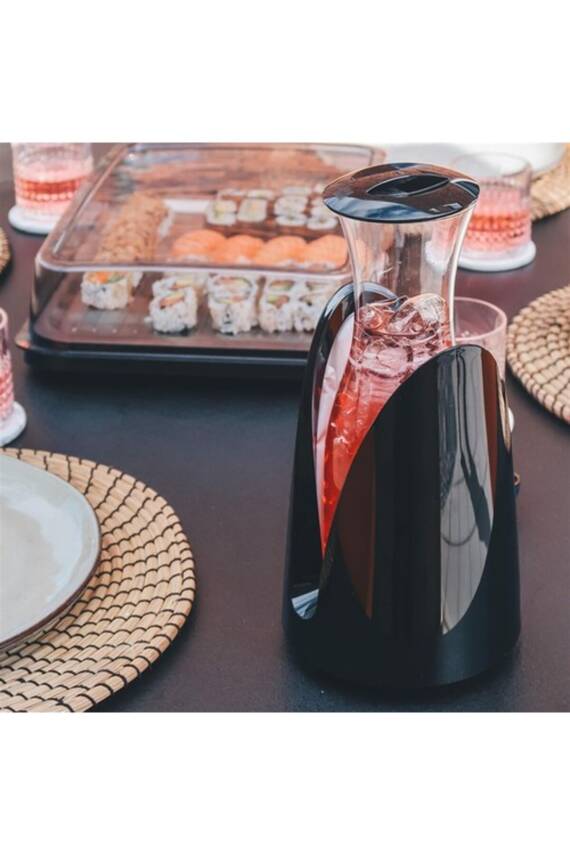Vacu Vin 3645460 Aktif Soğutucu Karaf Siyah Kutulu - 5