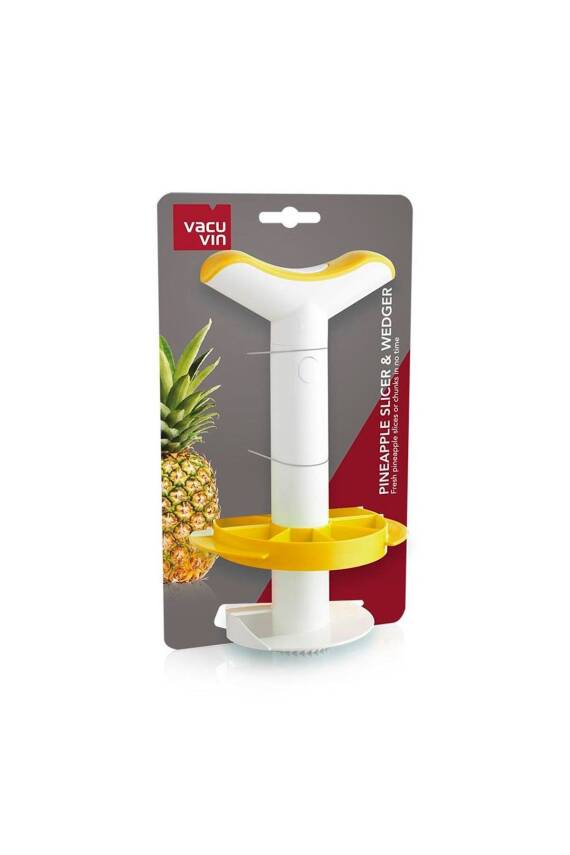 Vacu Vin 4863260 Ananas Dilimleyici Sarı Beyaz - 1