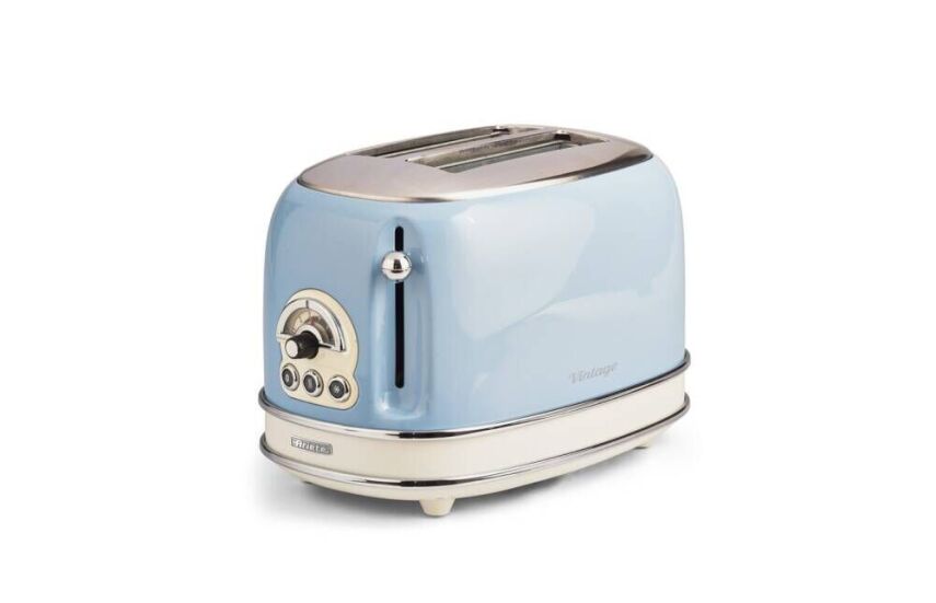 Ariete 00C015515AR0 Vintage Ekmek Kızartma Makinesi Mavi - 1