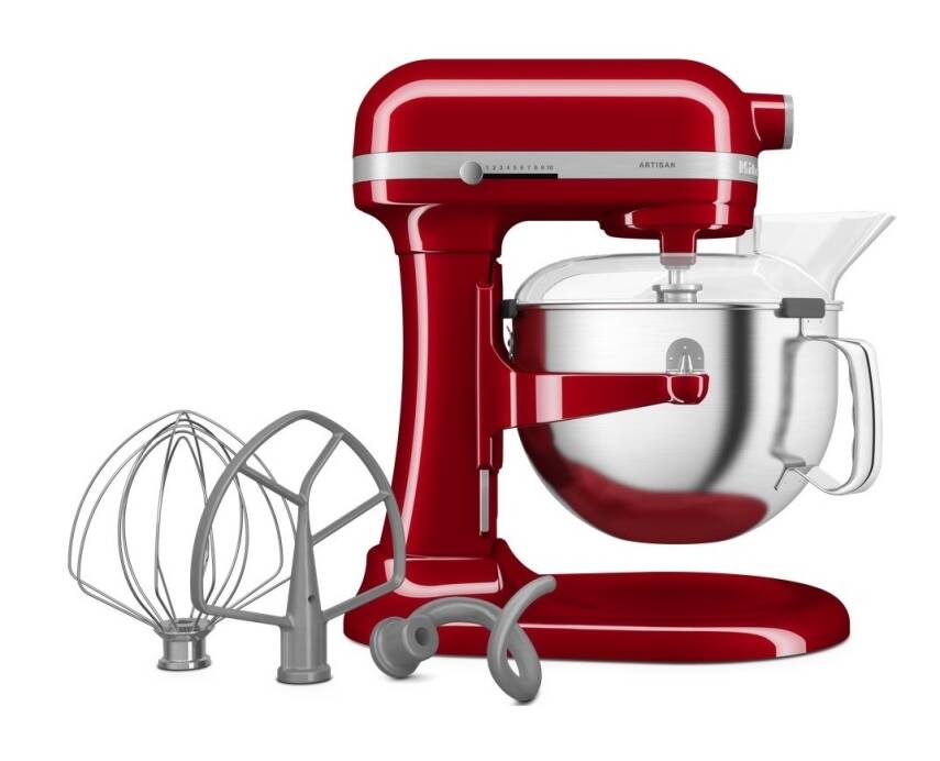 Artisan 5,6 L Kaldırılabilir Kaseli Stand Mikser - Empire Red - 4