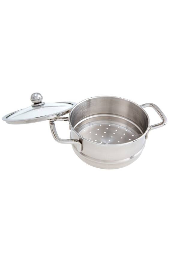 Jumbo Baby Steel 6 Parça Mini Çelik Tencere Seti - 2