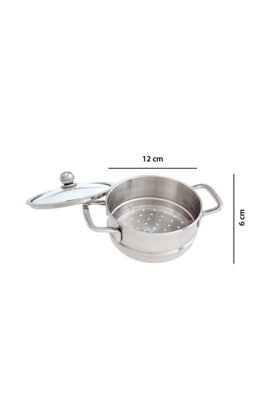 Jumbo Baby Steel 6 Parça Mini Çelik Tencere Seti - 7