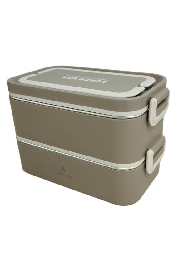 Aryıldız 153AR262177 Bento Lunch Box Haki 2000ml + Sosluk - 3