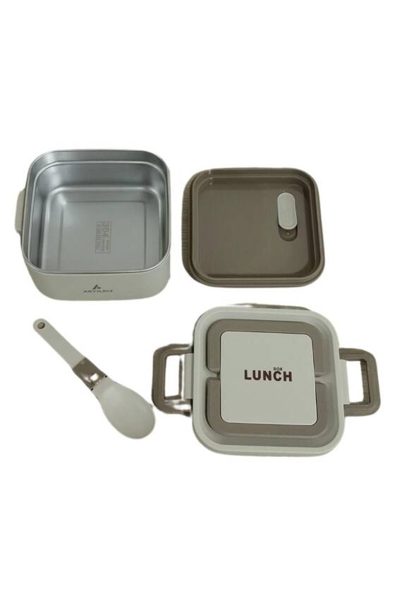 Aryıldız 153AR262092 Bento Lunch Box Kare Haki 700ml - 2