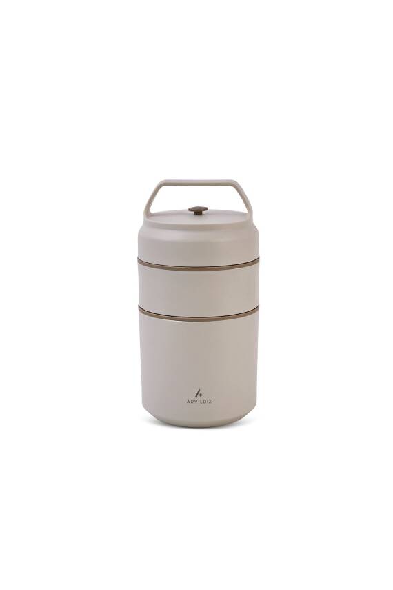 Aryıldız 153AR262245 Lunch Box Katlı Bej 620ml - 2
