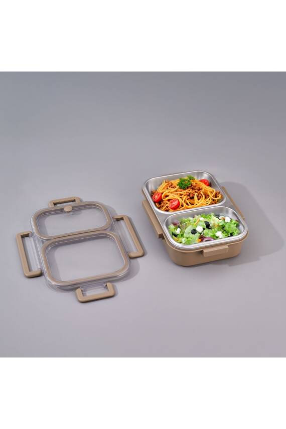 Aryıldız 153AR262191 Bento Lunch Box Haki 2 Bölmeli - 1