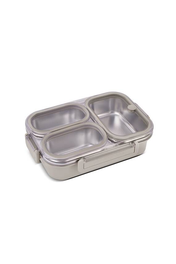 Aryıldız 153AR262207 Bento Lunch Box Bej 3 Bölmeli - 2