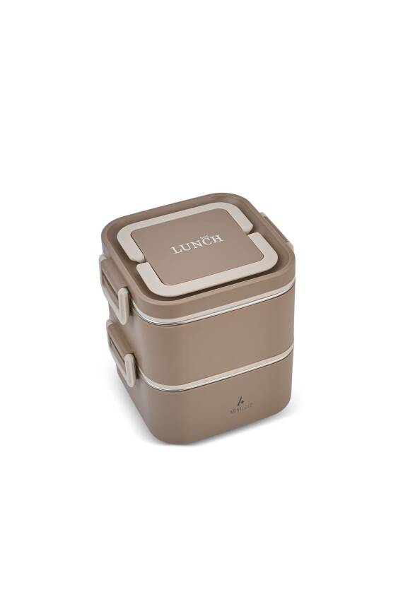 Aryıldız 153AR262115 Bento Lunch Box Kare Haki 1400ml - 2