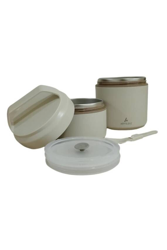 Aryıldız 153AR262269 Bento Lunch Box Katlı Bej 1200ml - 3