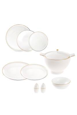 Jumbo Bianca Platin 57 Parça 12 Kişilik Yemek Takımı - 3